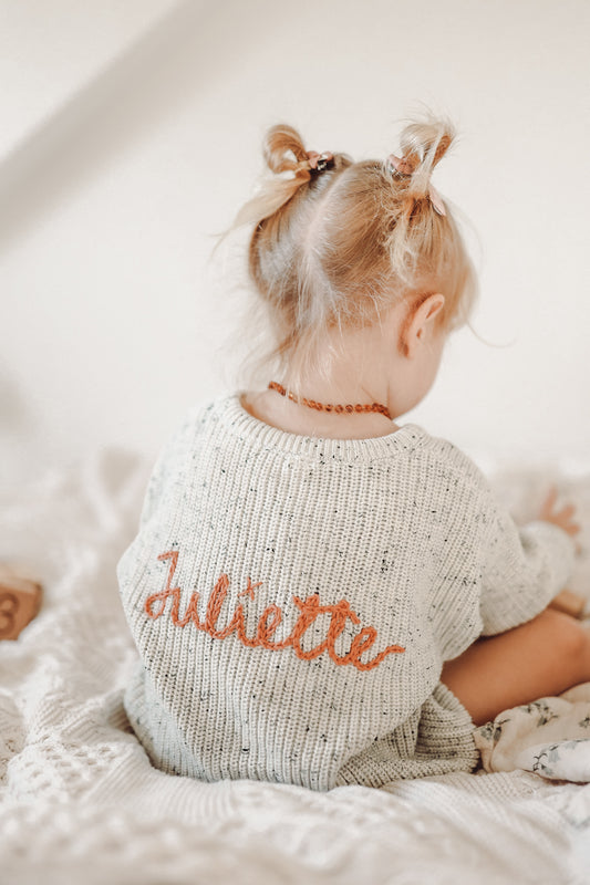 Personalised Knitted Romper